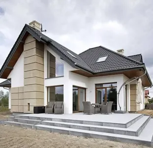 Современный дом, вдохновленный природными формами